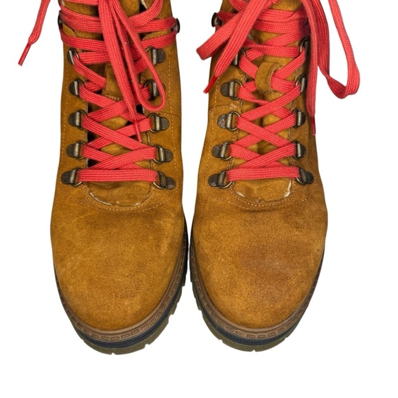 Avellini Suede leather hiking lace up boots shearling lined shoes women’s 37 - Picture 8 of 13